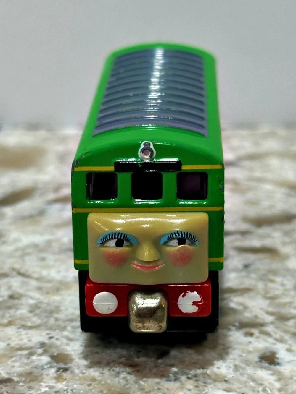 Thomas Friends Daisy 2006 Take Along Learning Curve Green Diecast Diesel Engine